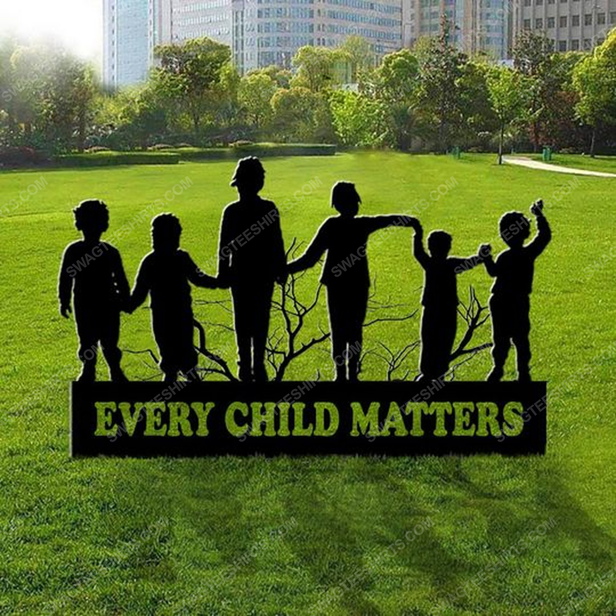 Awareness child lives matter movement merch every child matters yard sign 2(1)