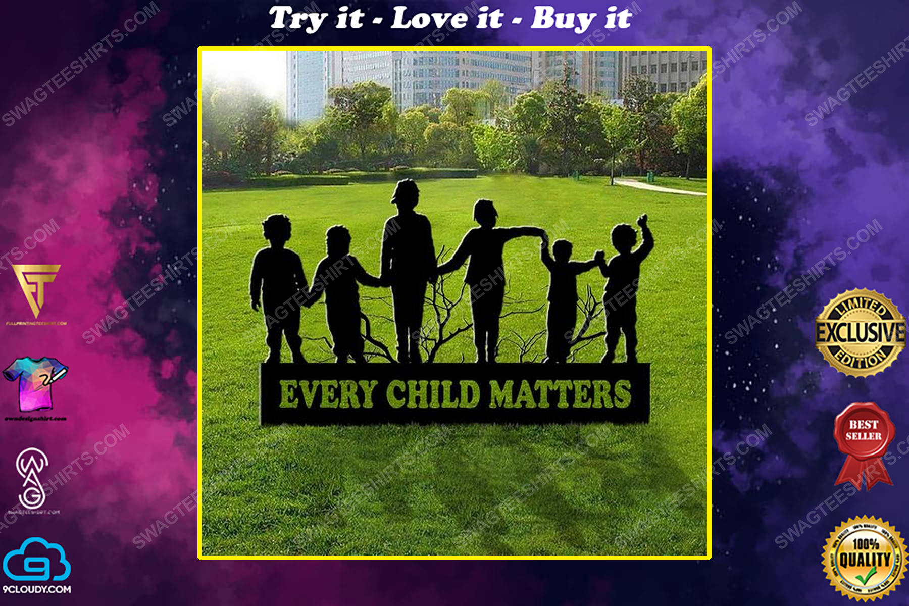 Awareness child lives matter movement merch every child matters yard sign