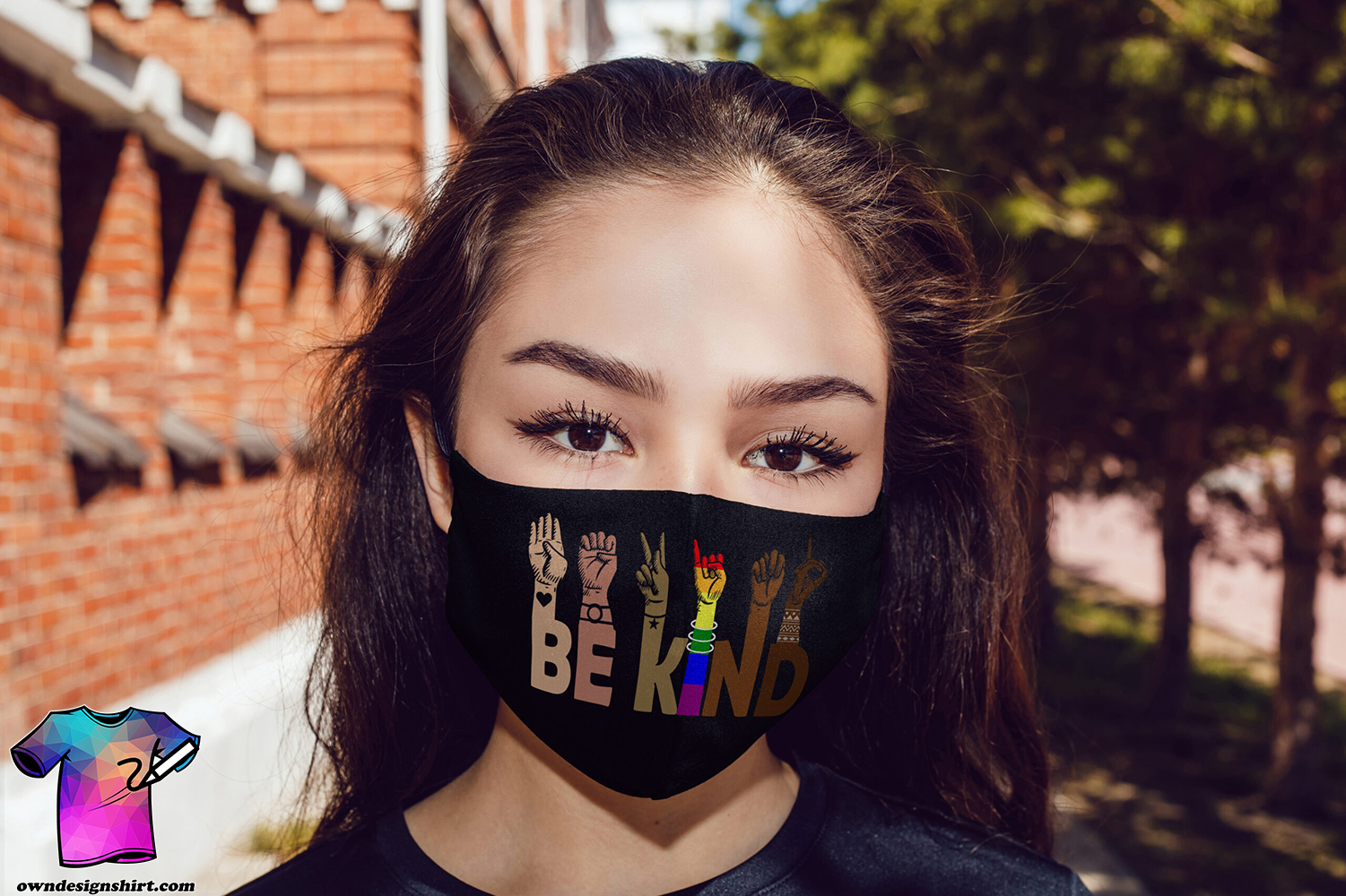 Be kind anti pollution face mask