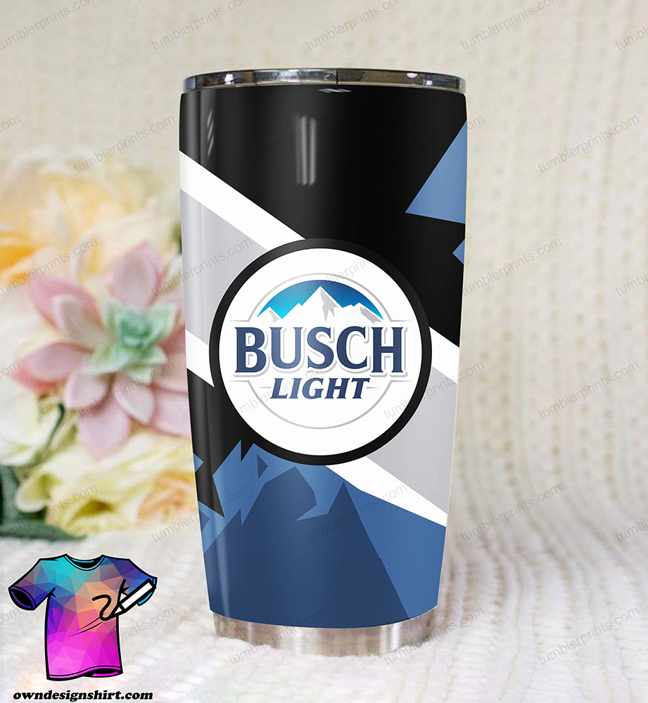 Busch light full over print tumbler