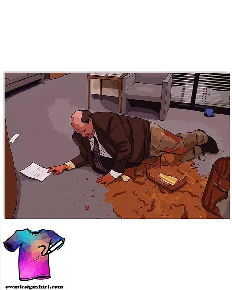 Kevin_s famous chili the office tv show cartoon poster
