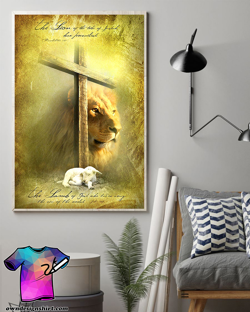 Lion of the tribe judah poster