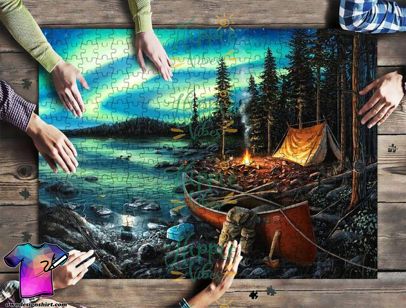 Love camping jigsaw puzzle
