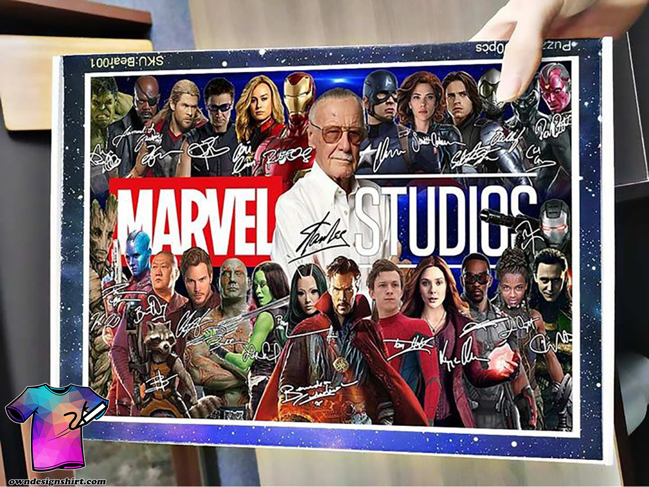 Marvel studios signatures jigsaw puzzle