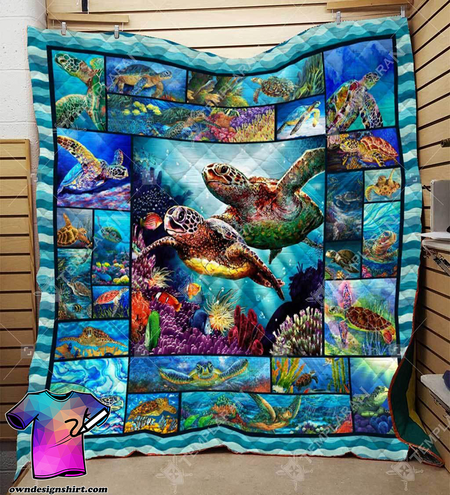 Sea turtle blanket