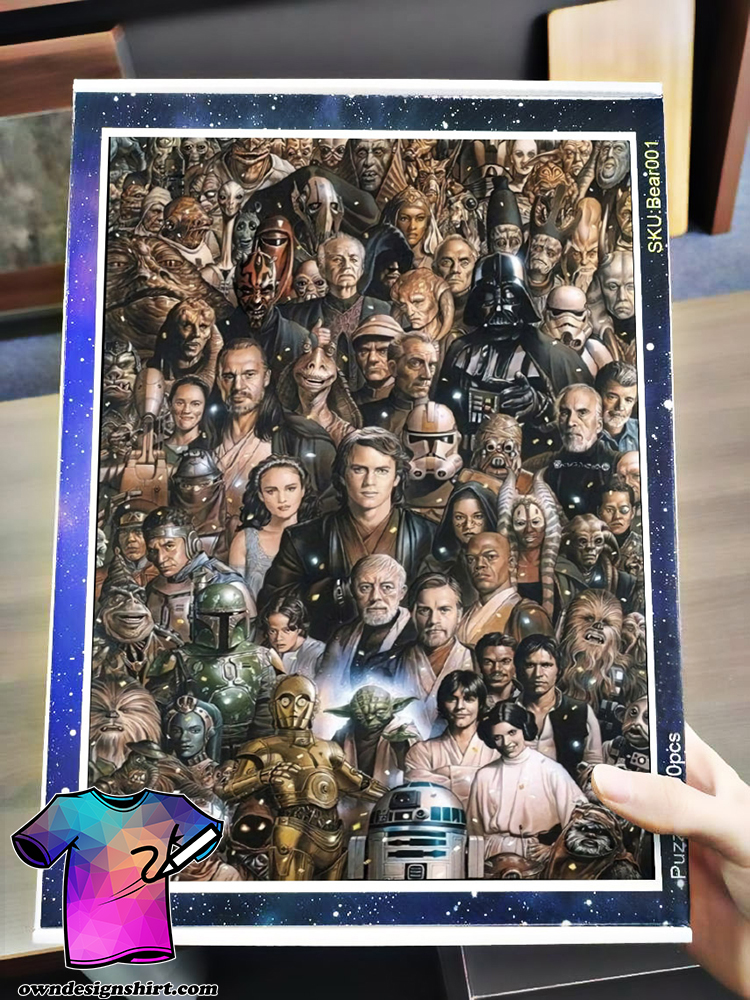 Star wars character jigsaw puzzle