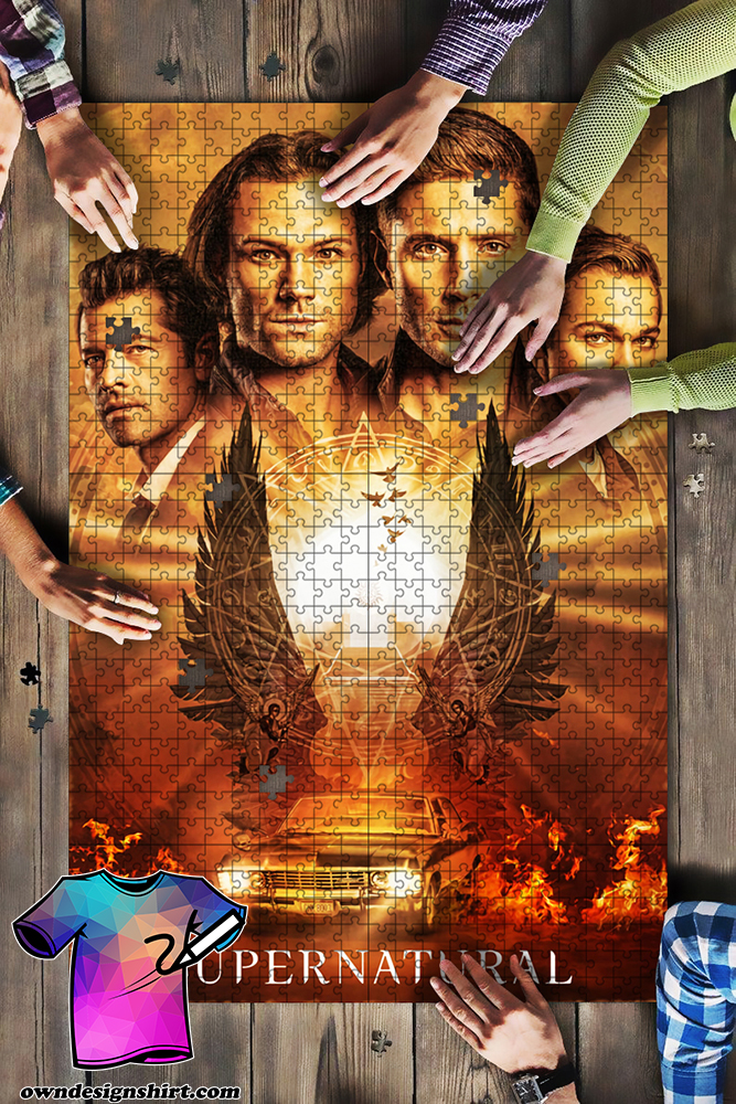 Supernatural tv series jigsaw puzzle
