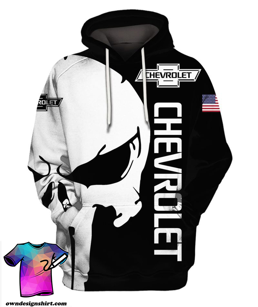 The punisher chevrolet 3d hoodie