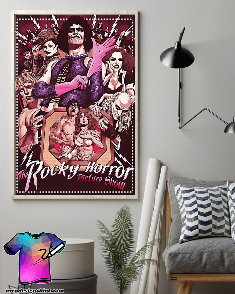 The rocky horror picture show retro poster