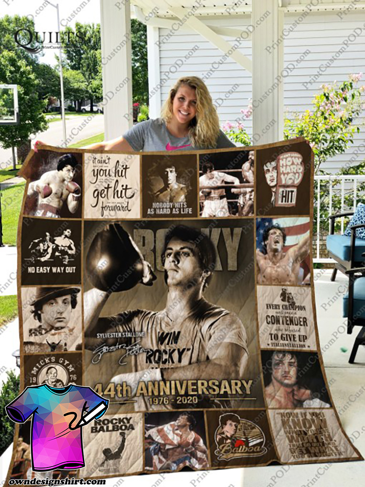 Win rocky win 44th anniversary quilt