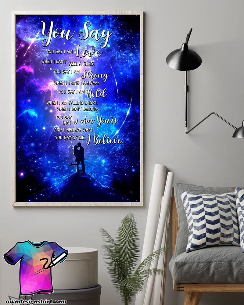 You say by lauren daigle song poster
