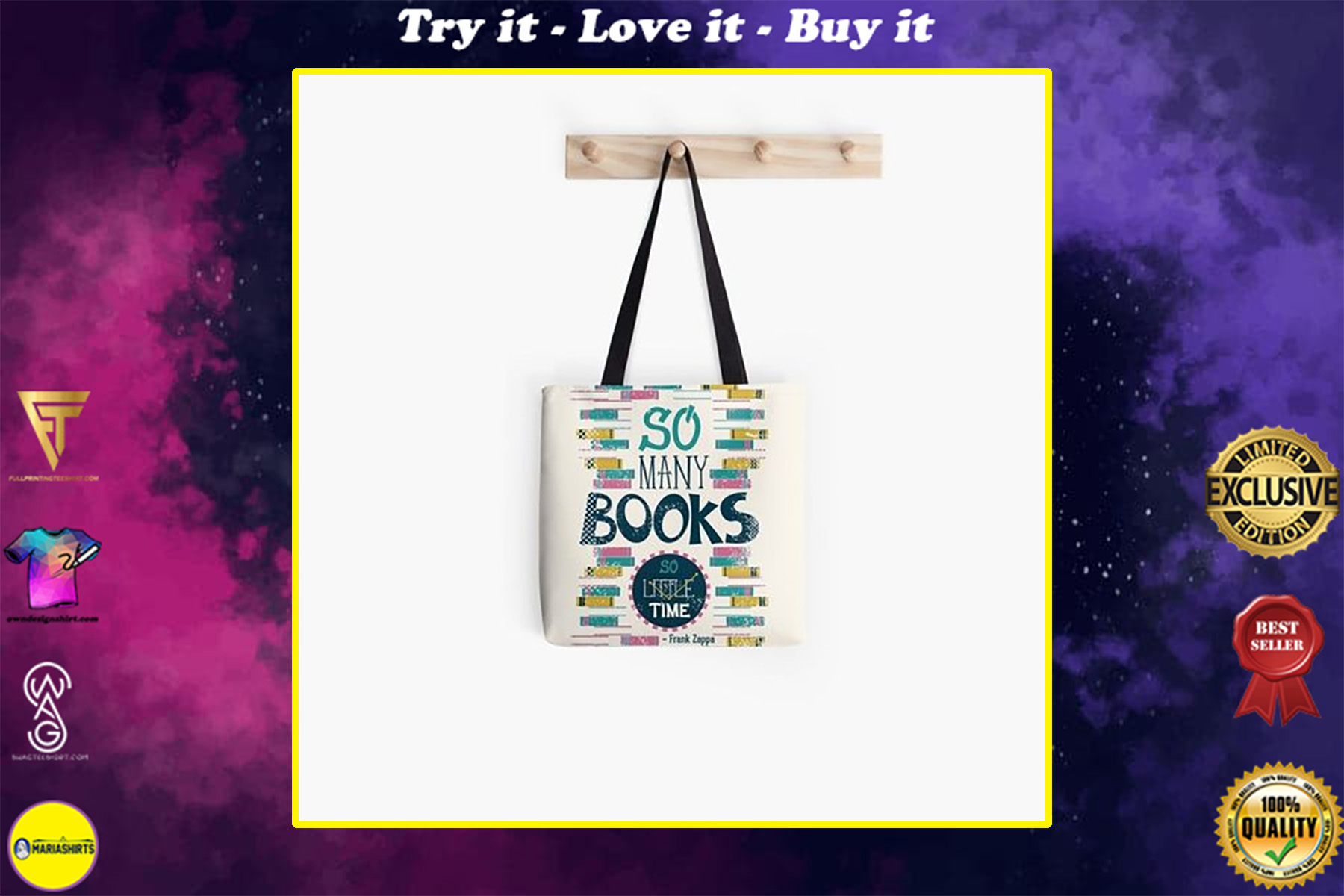 book lovers reading so many books so little time tote bag 1a