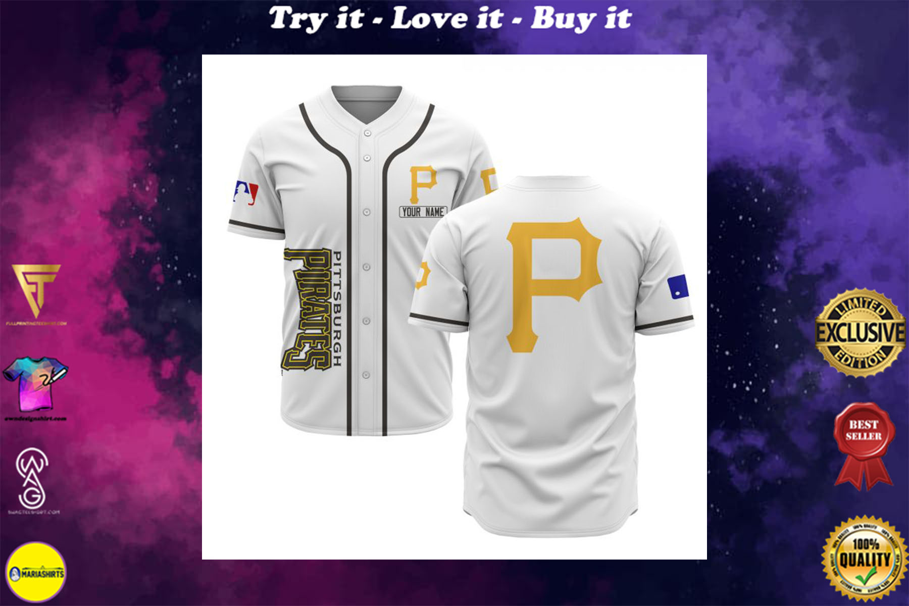 custom name pittsburgh pirates baseball shirt