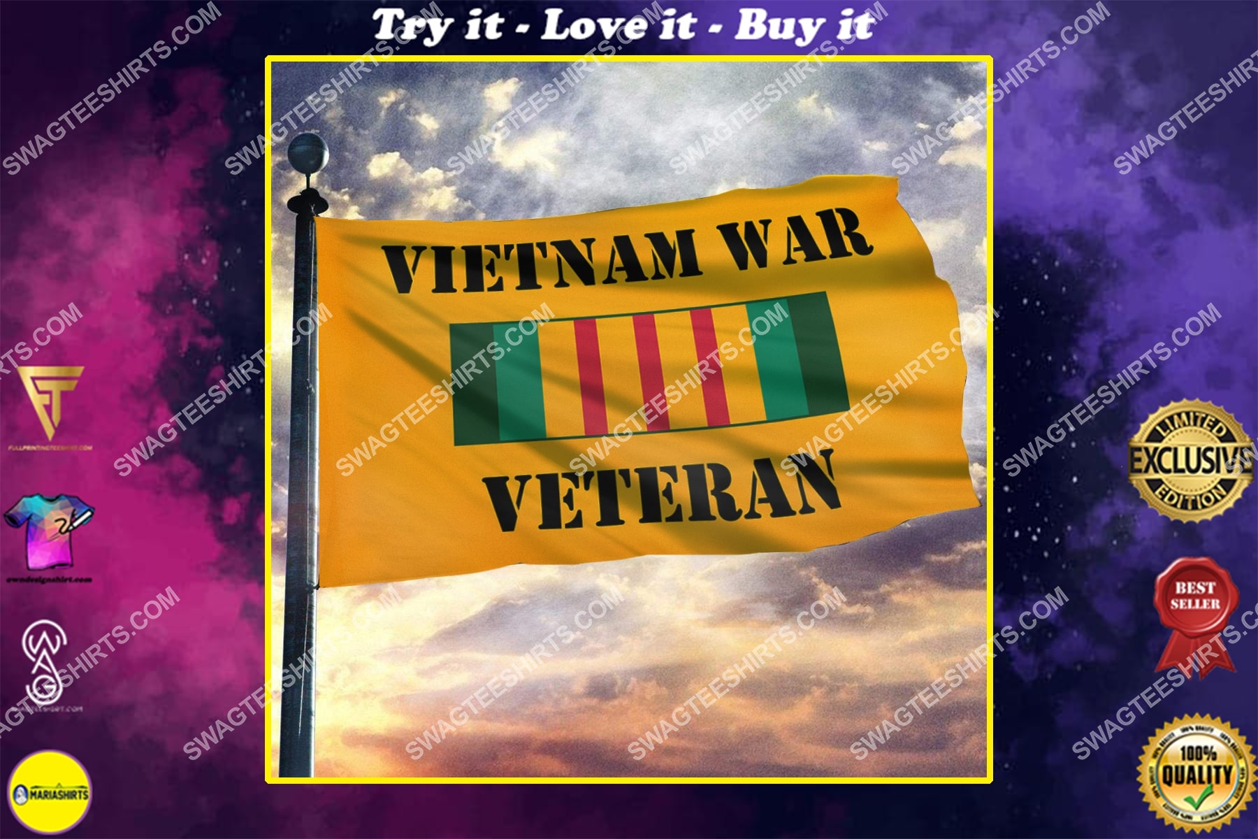 vintage united states vietnam war veteran memorial day flag