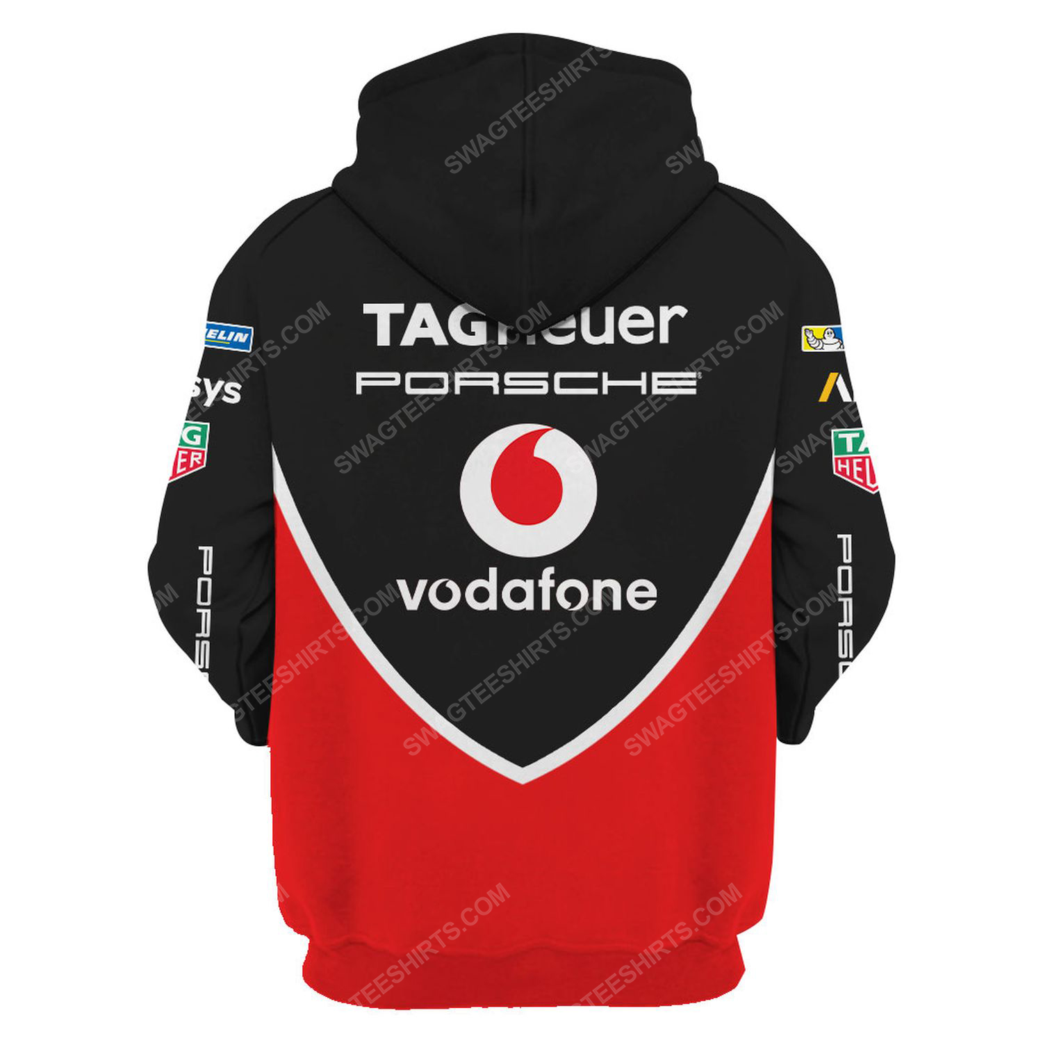 Custom tag heuer formula 1 motorsport full printing hoodie - back