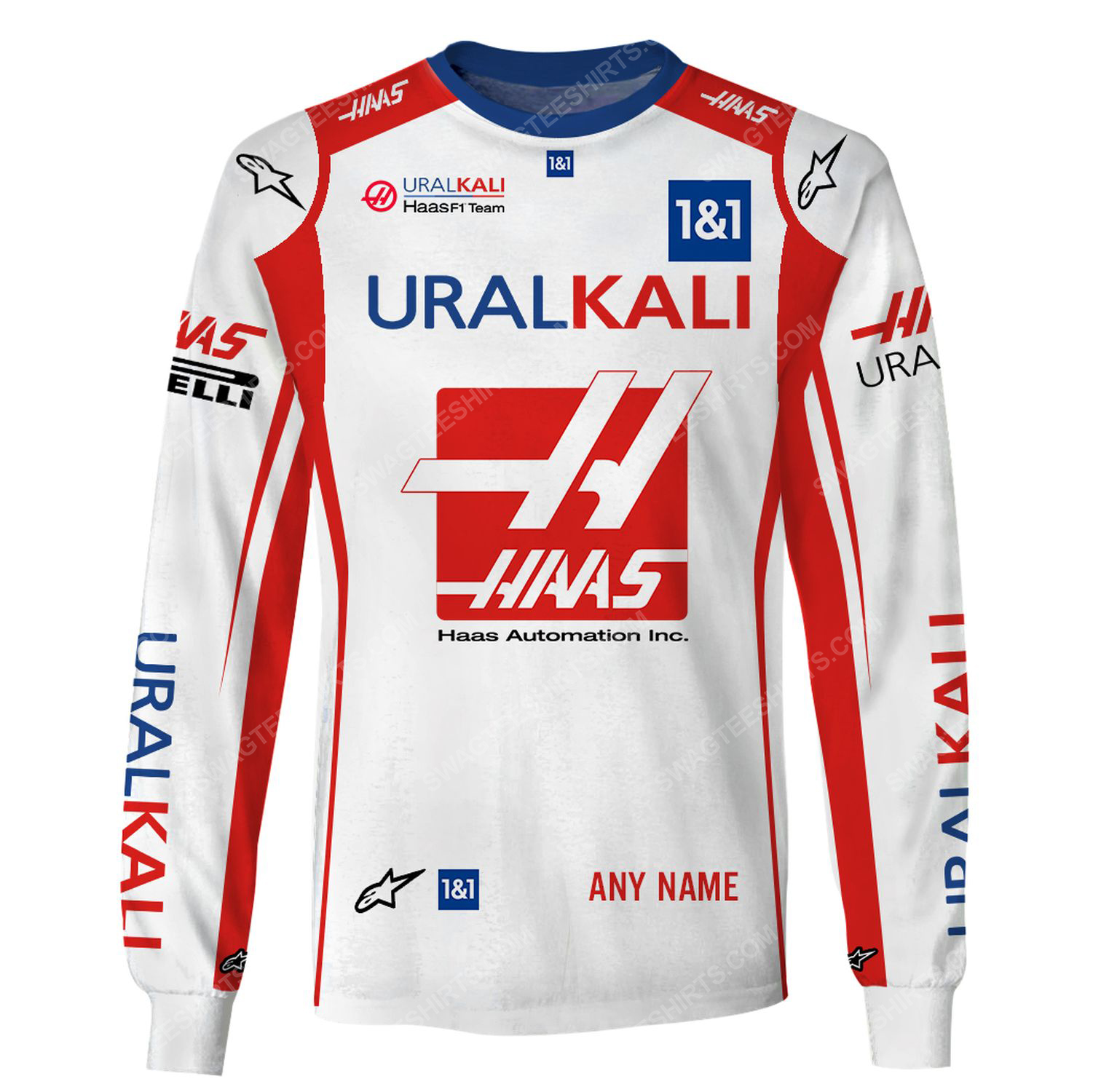 Custom uralkali racing team motorsport full printing sweatshirt