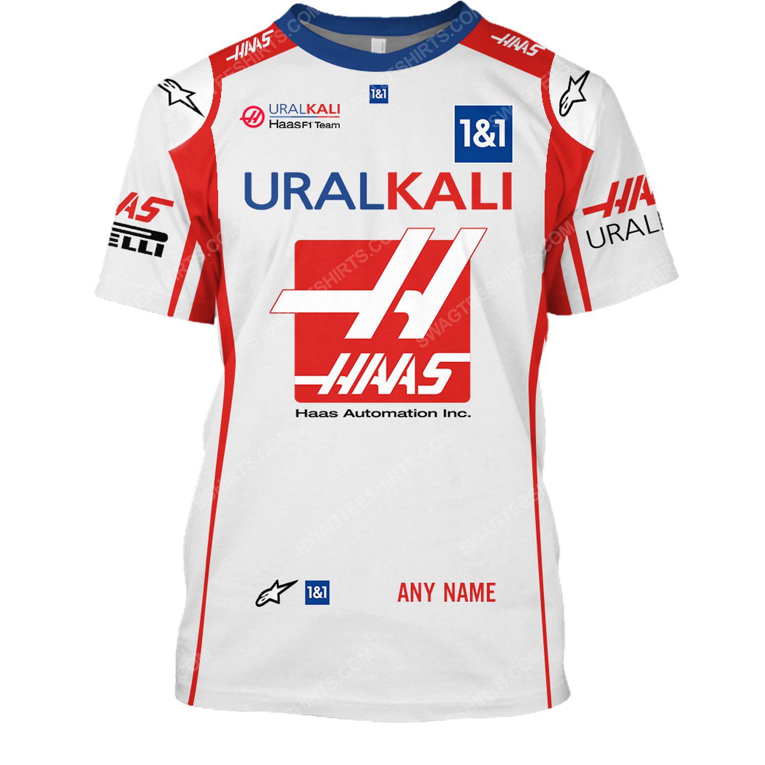 Custom uralkali racing team motorsport full printing tshirt