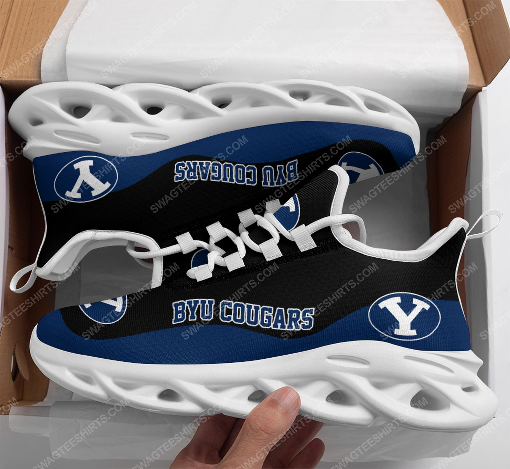 The byu cougars football team max soul shoes 1