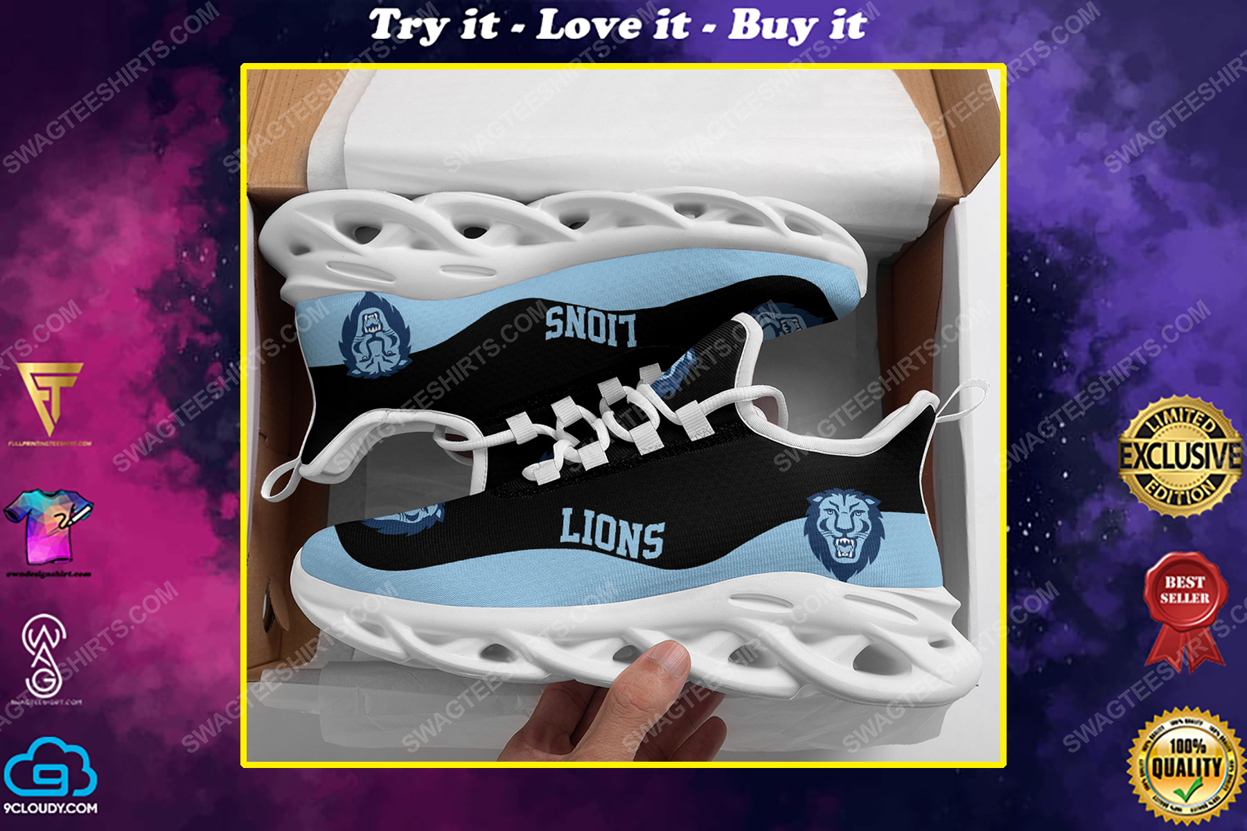 The columbia lions football team max soul shoes