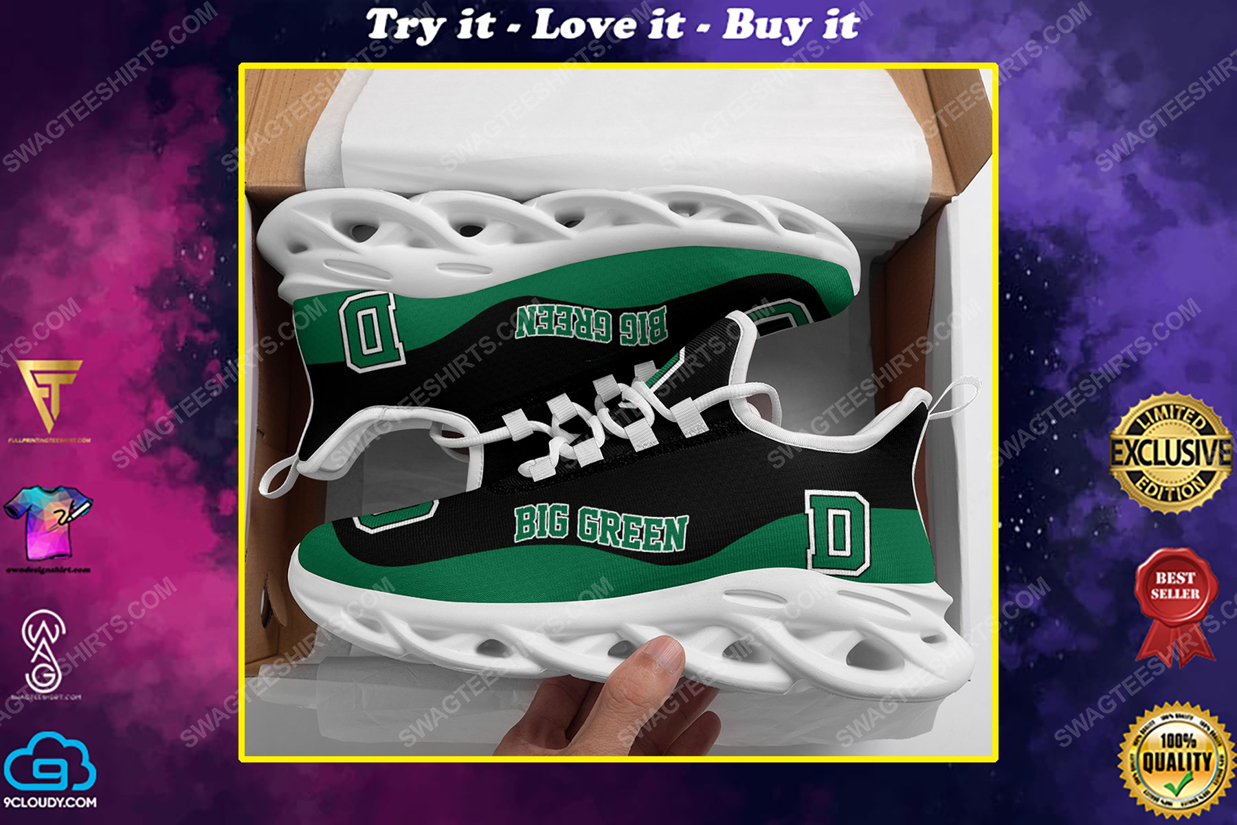 The dartmouth big green football team max soul shoes