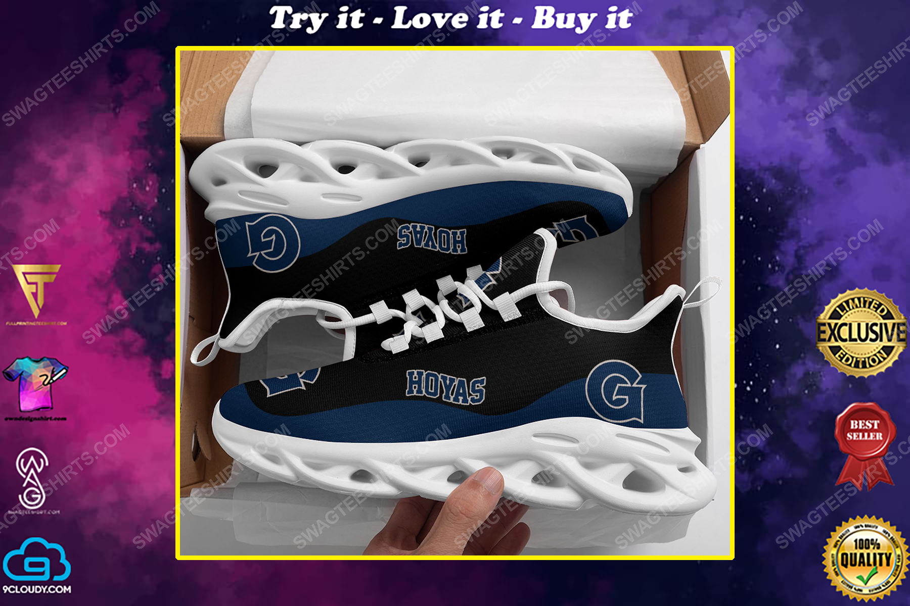 The georgetown hoyas football team max soul shoes