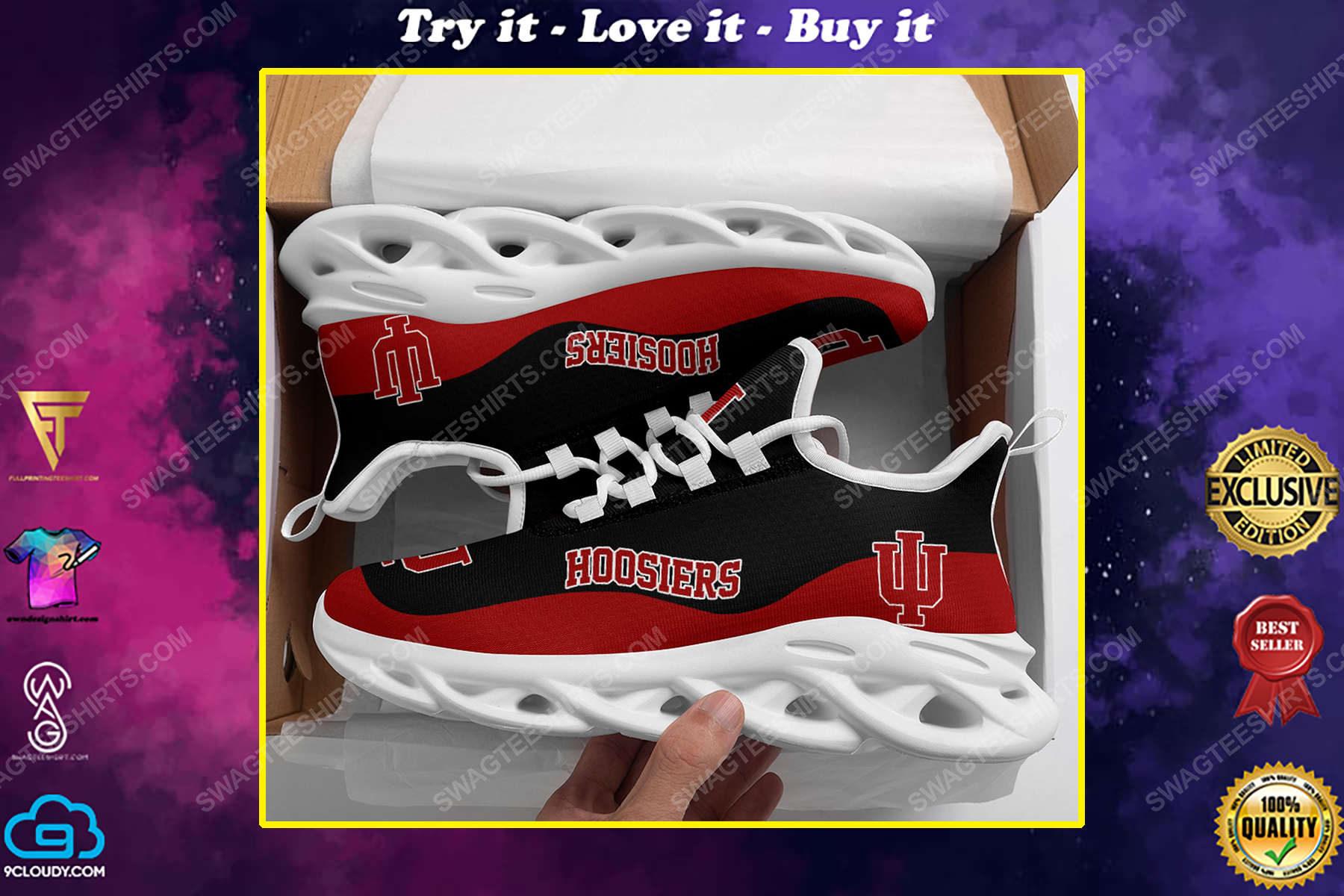 The indiana hoosiers football team max soul shoes