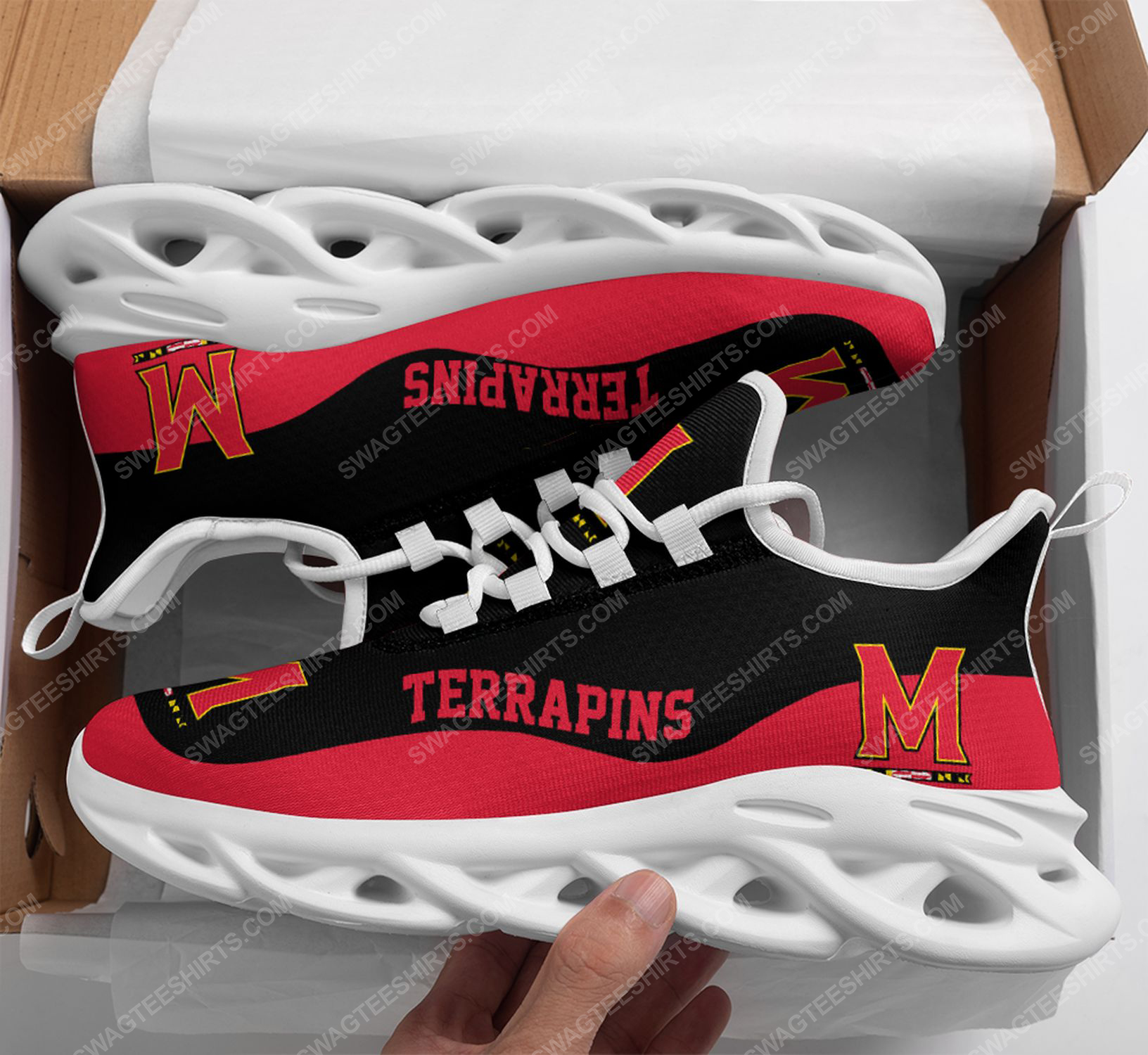 The maryland terrapins football team max soul shoes 1