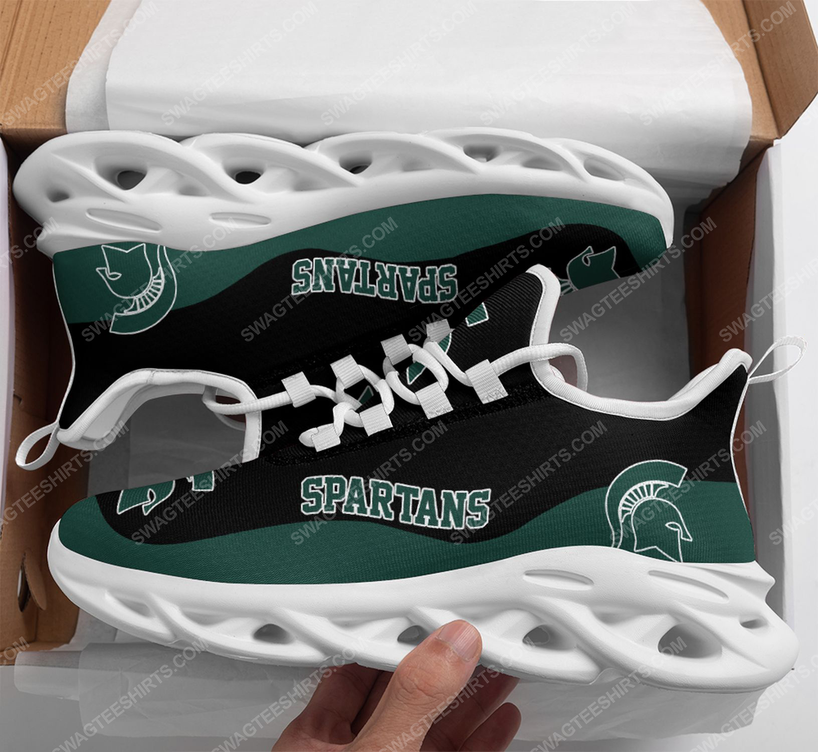 The michigan state spartans football team max soul shoes 1