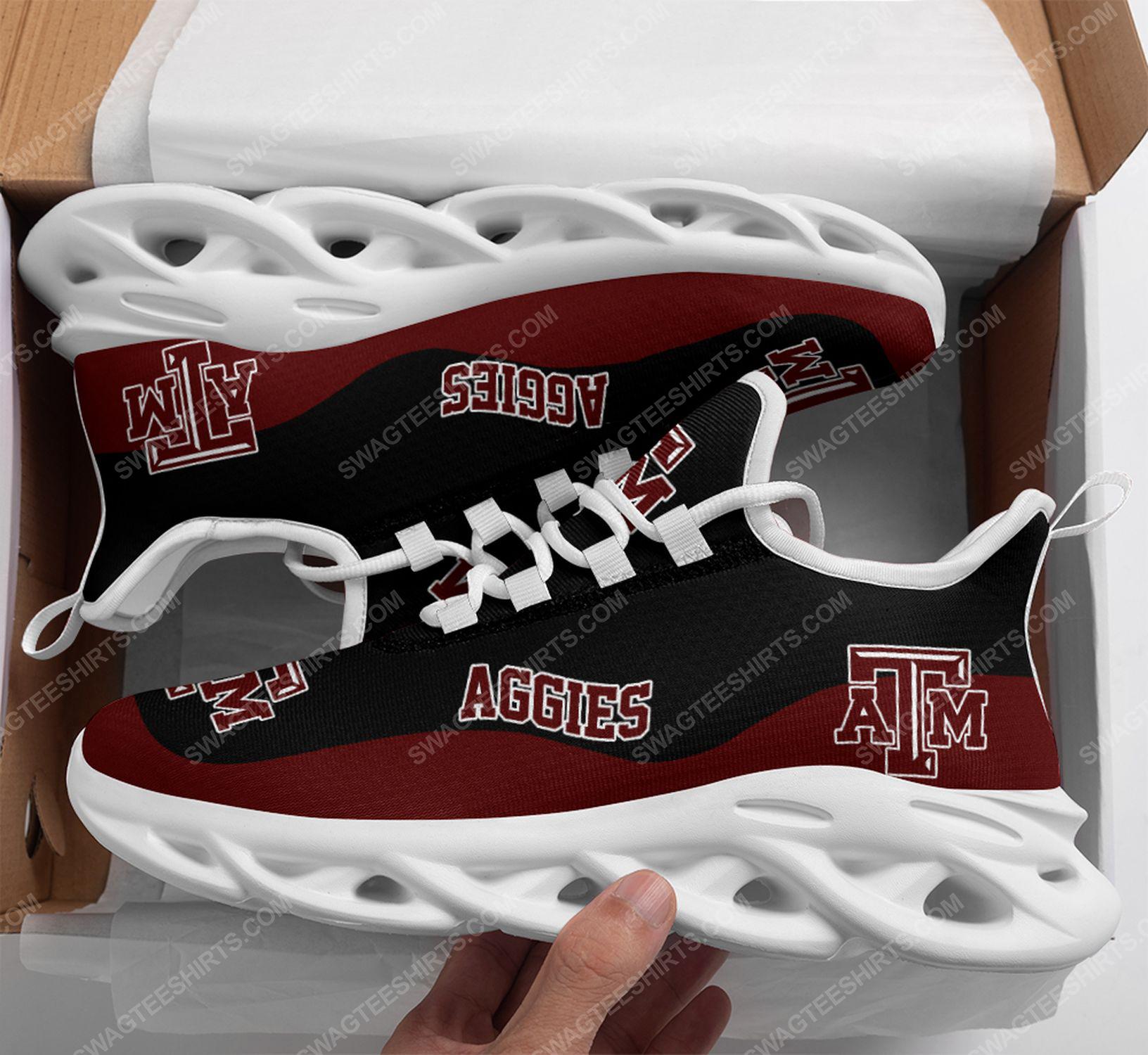 The texas a&m aggies football team max soul shoes 1