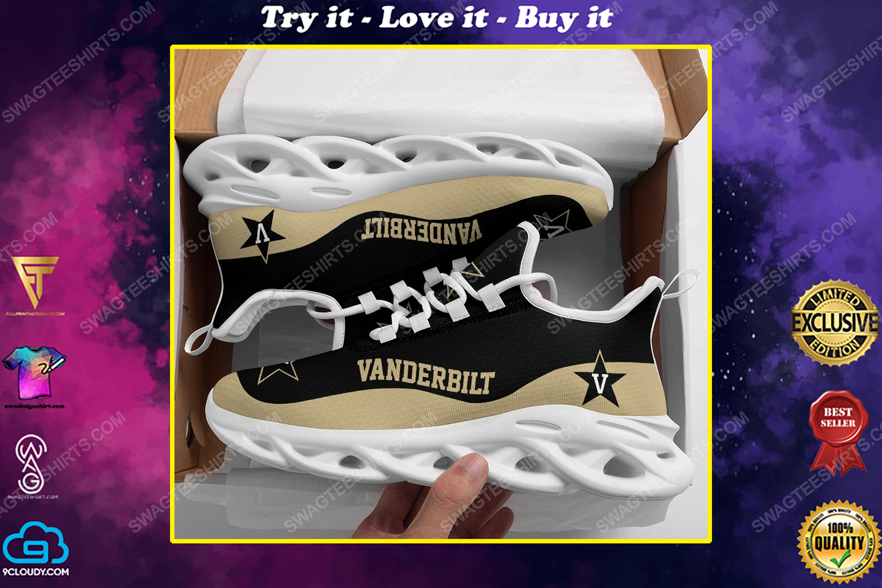 The vanderbilt commodores football team max soul shoes