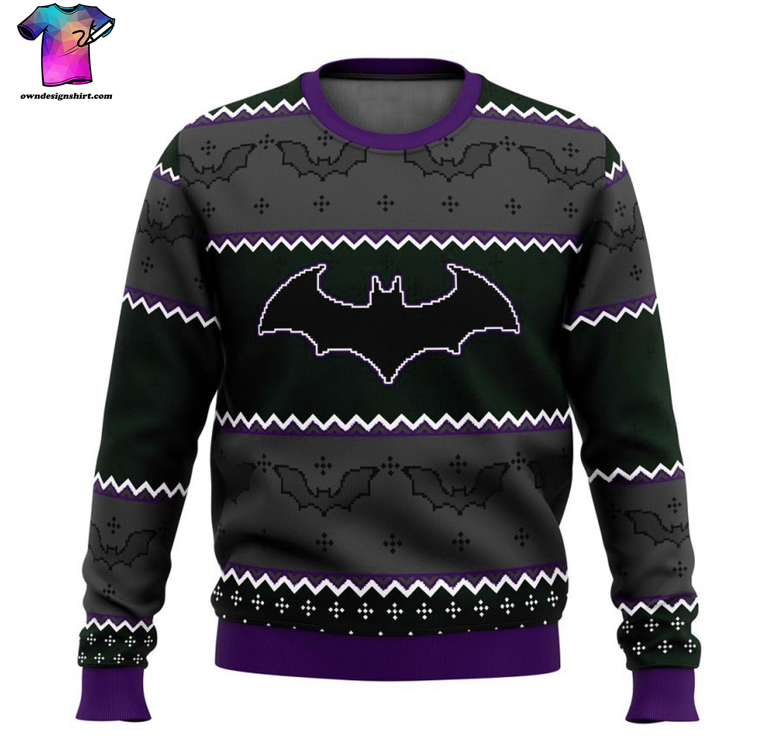 Batman the dark knight ugly christmas sweater