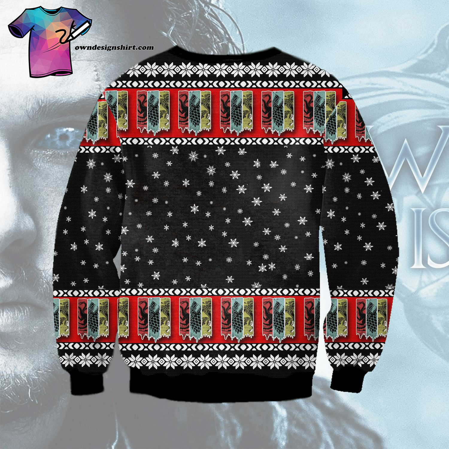 Game of Thrones Merry Christmas All Over Print Ugly Christmas Sweater