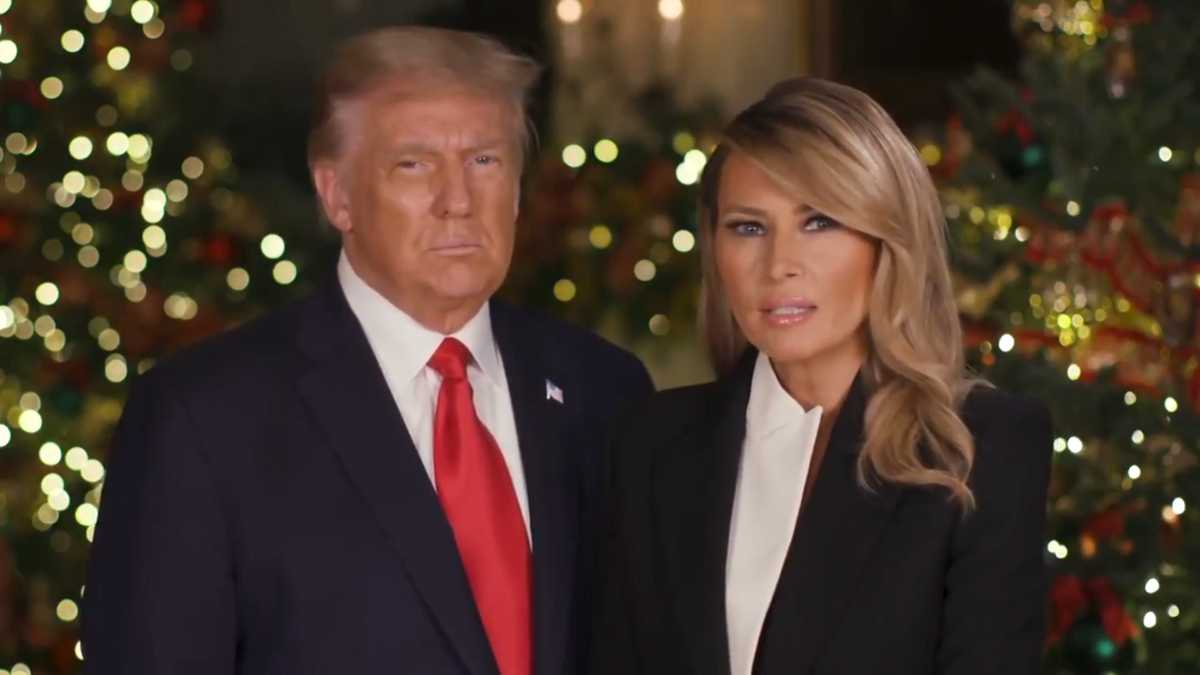 President Trump and his wife wish Christmas call vaccines a 'miracle'