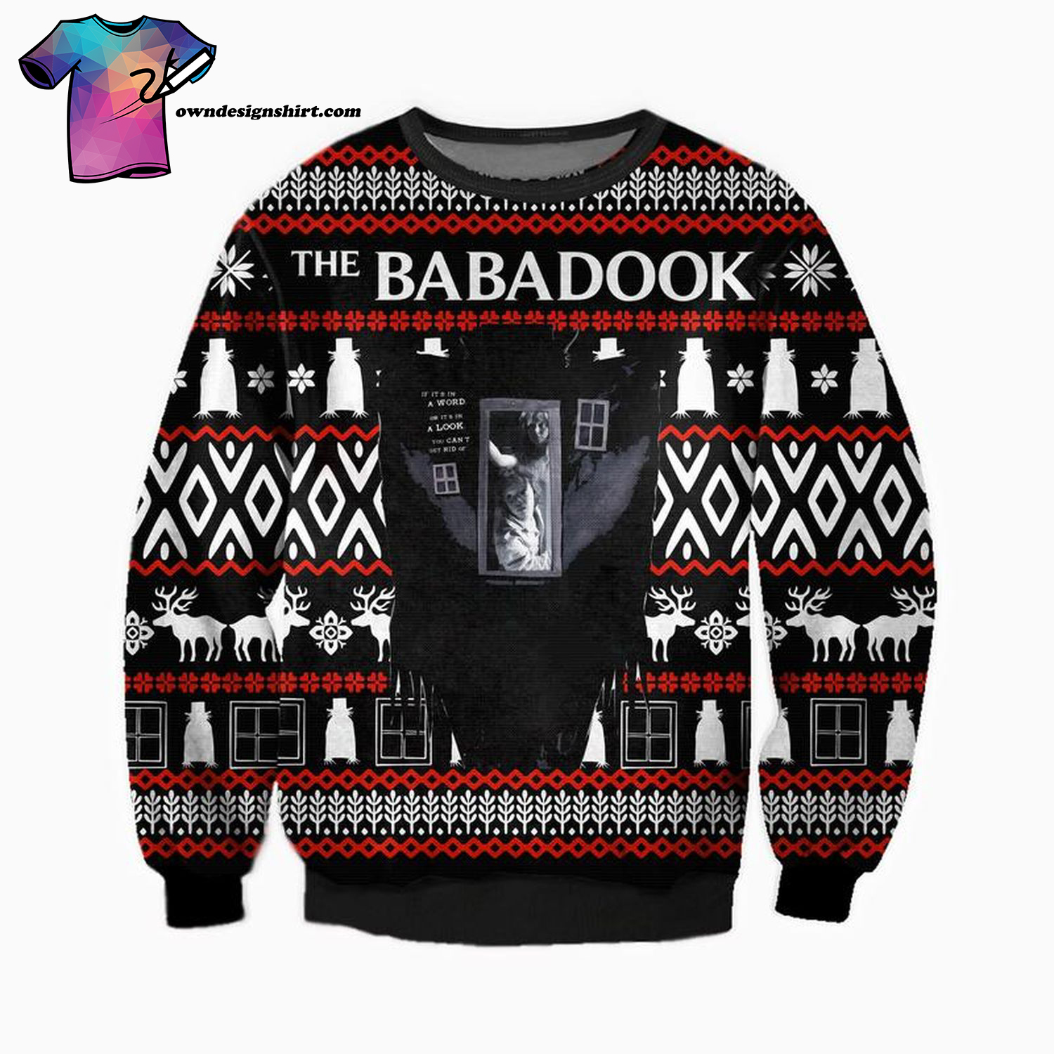 The Babadook All Over Printed Ugly Christmas Sweater