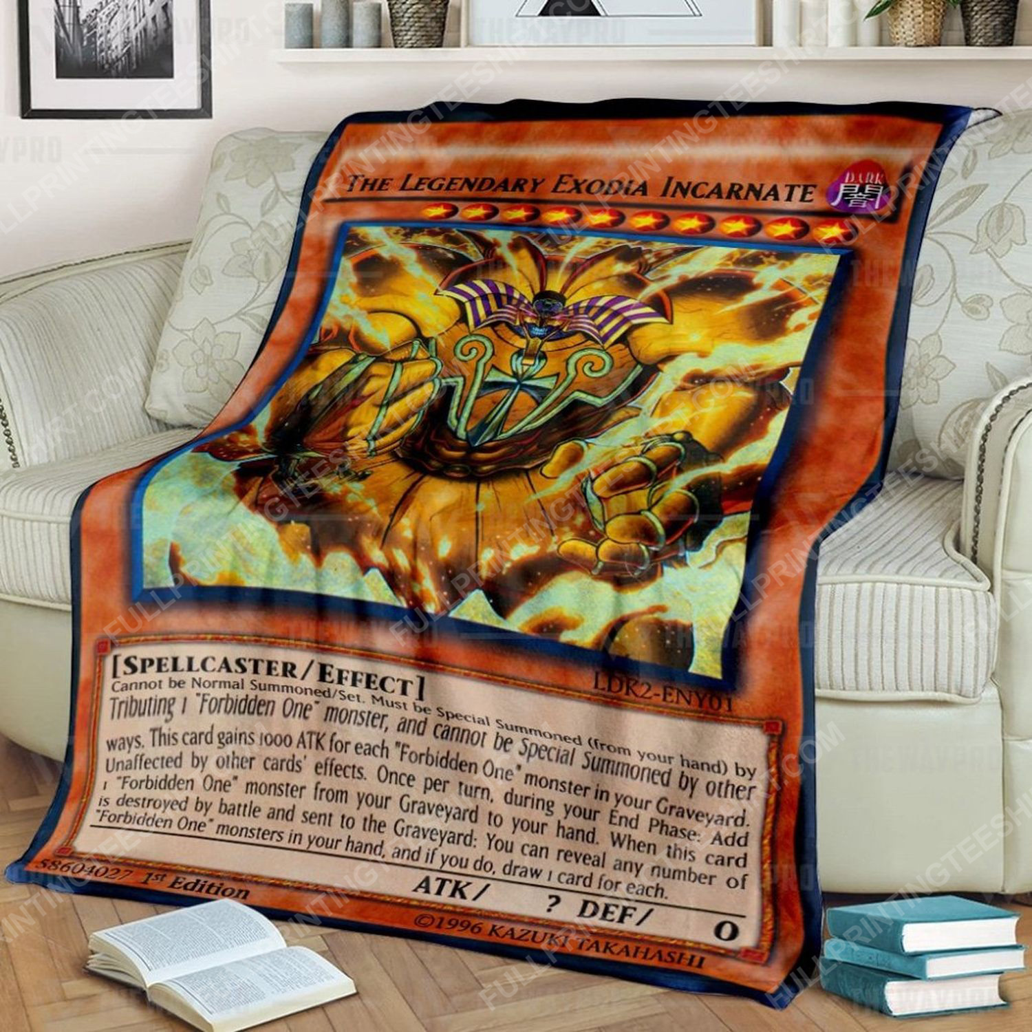 Yu-gi-oh the legendary exodia incarnate soft blanket