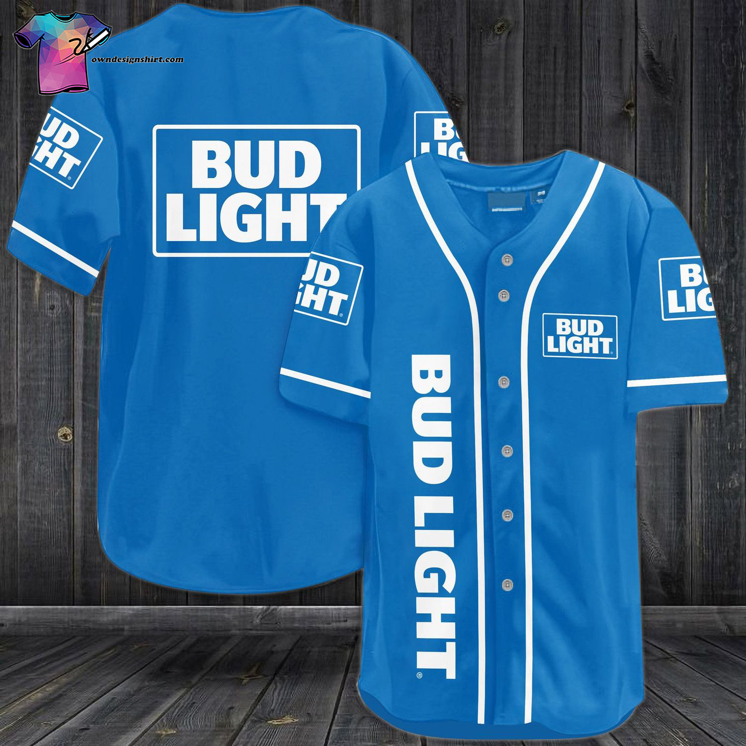 Bud Light Beer All Over Print Baseball Jersey