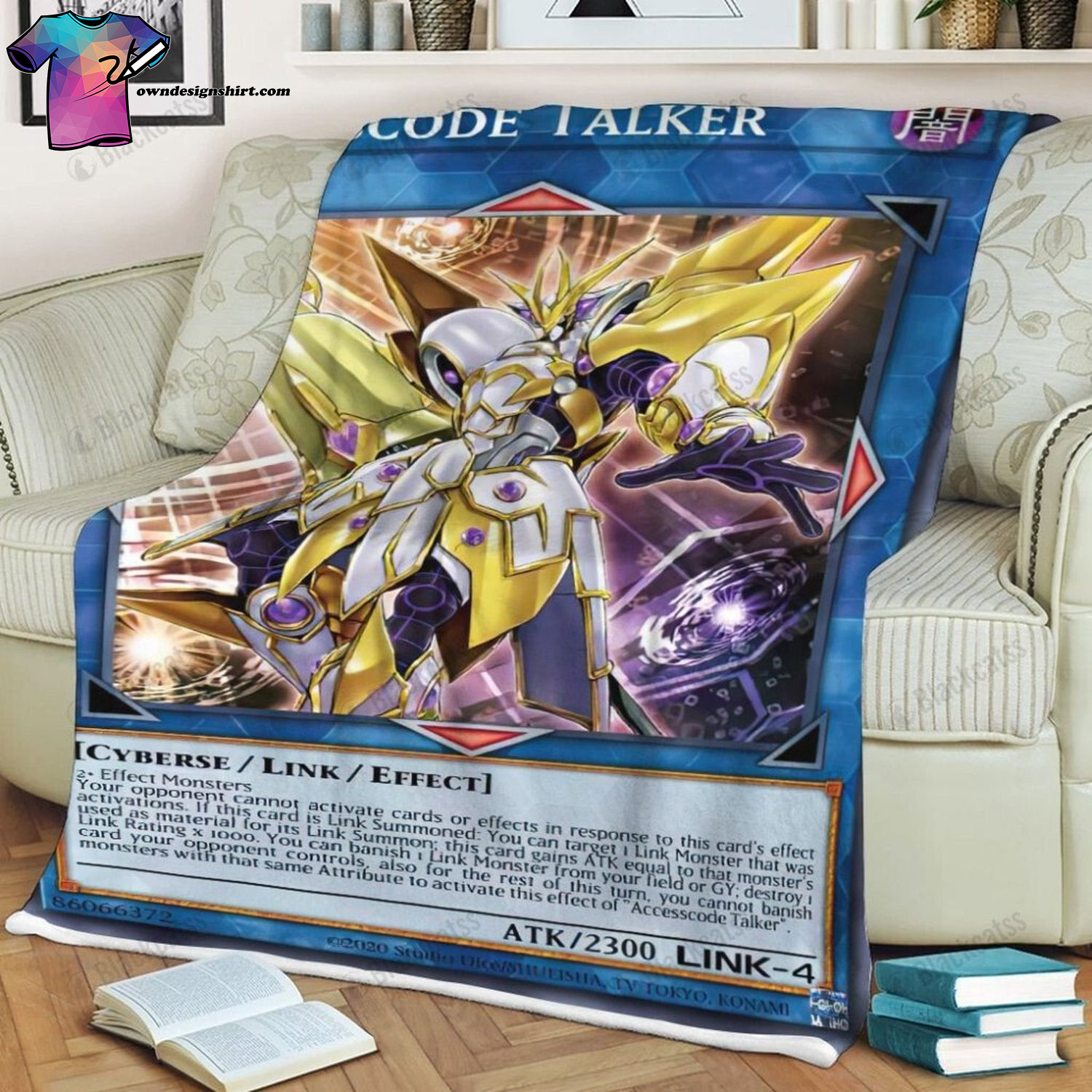Game Yu-gi-oh Accesscode Talker Full Print Soft Blanket