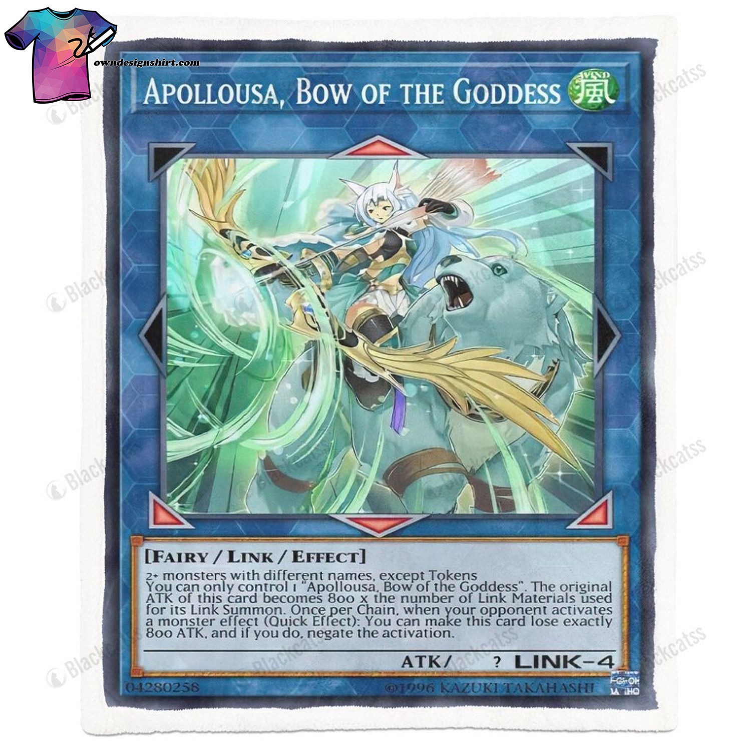 Game Yu-gi-oh Apollousa Bow Of The Goddess Full Print Soft Blanket
