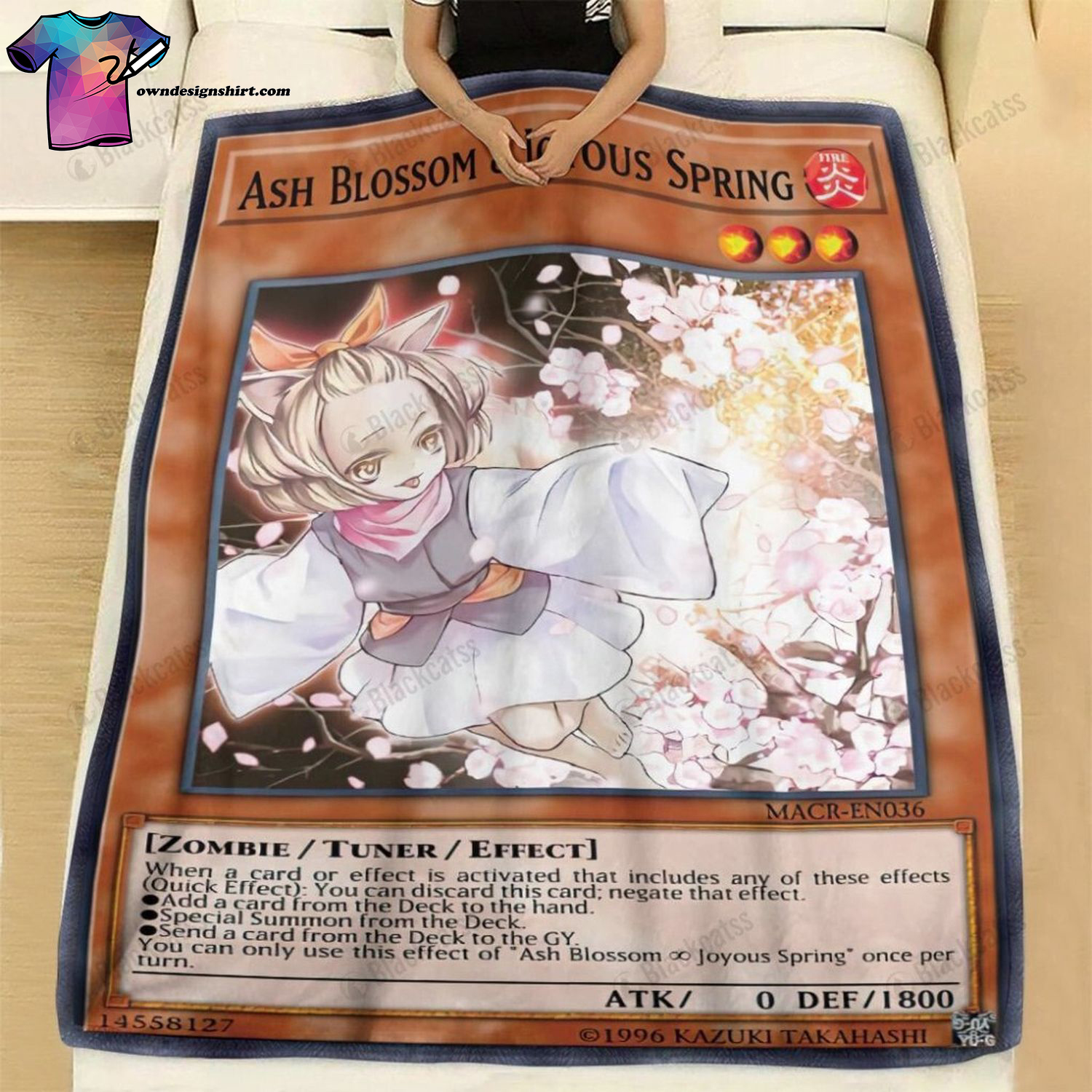 Game Yu-gi-oh Ash Blossom And Joyous Spring Full Print Soft Blanket
