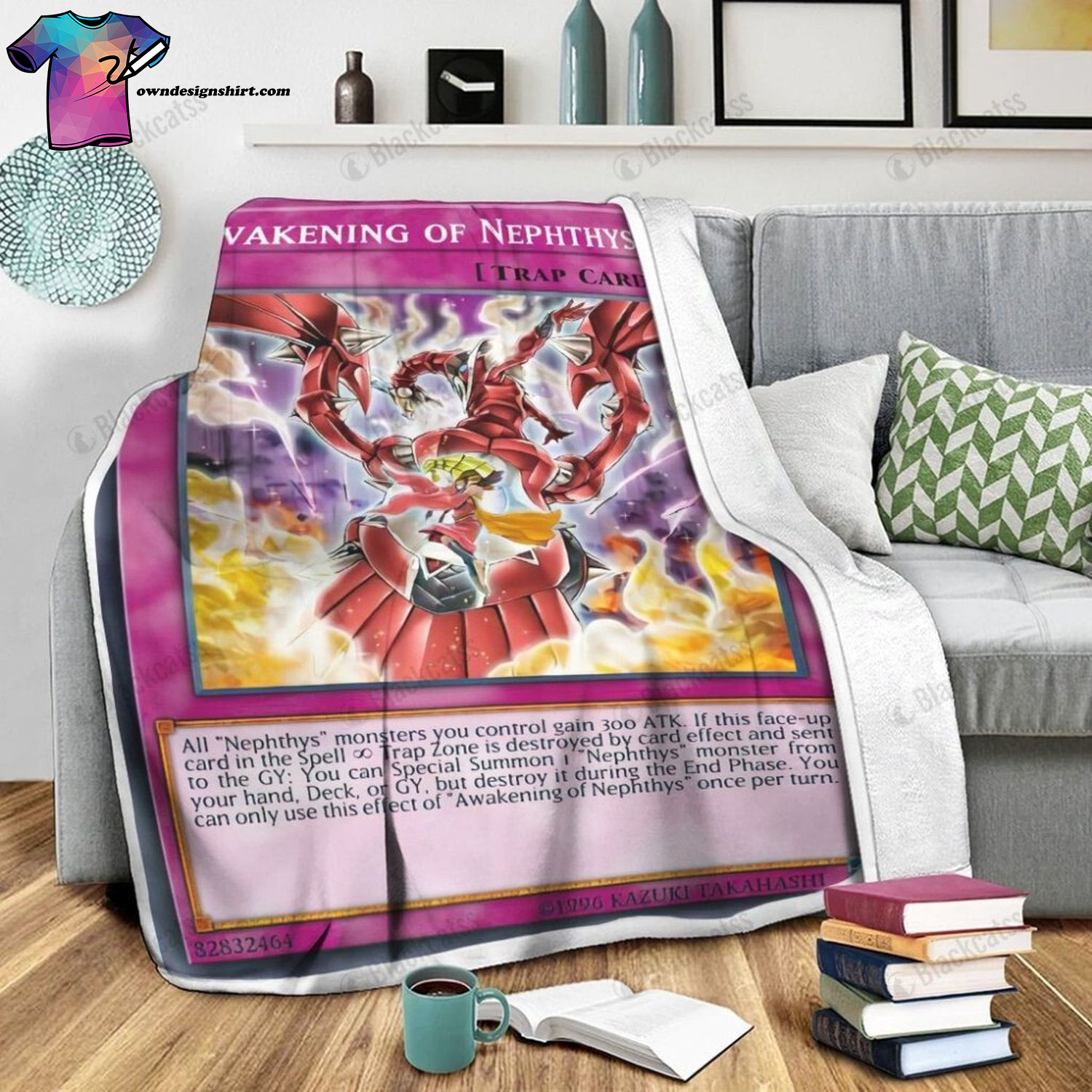 Game Yu-gi-oh Awakening Of Nephthys Full Print Soft Blanket