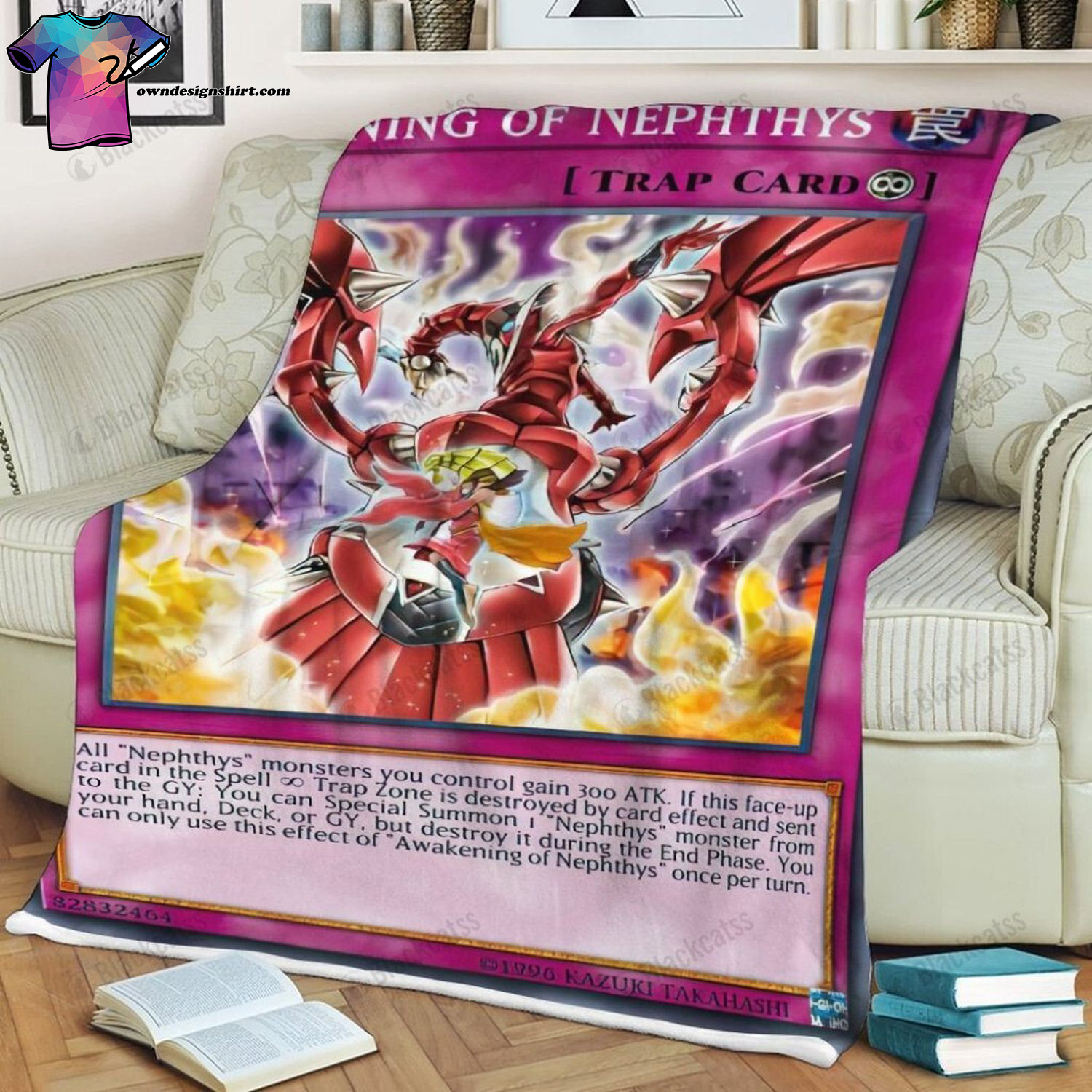 Game Yu-gi-oh Awakening Of Nephthys Full Print Soft Blanket