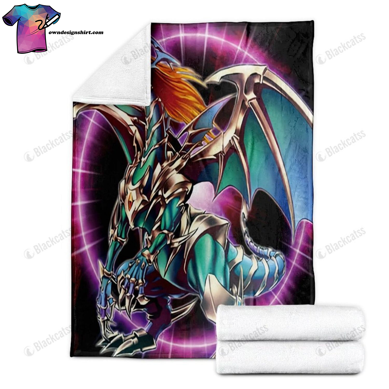 Game Yu-gi-oh Chaos Emperor Dragon Envoy Of The End Full Print Soft Blanket