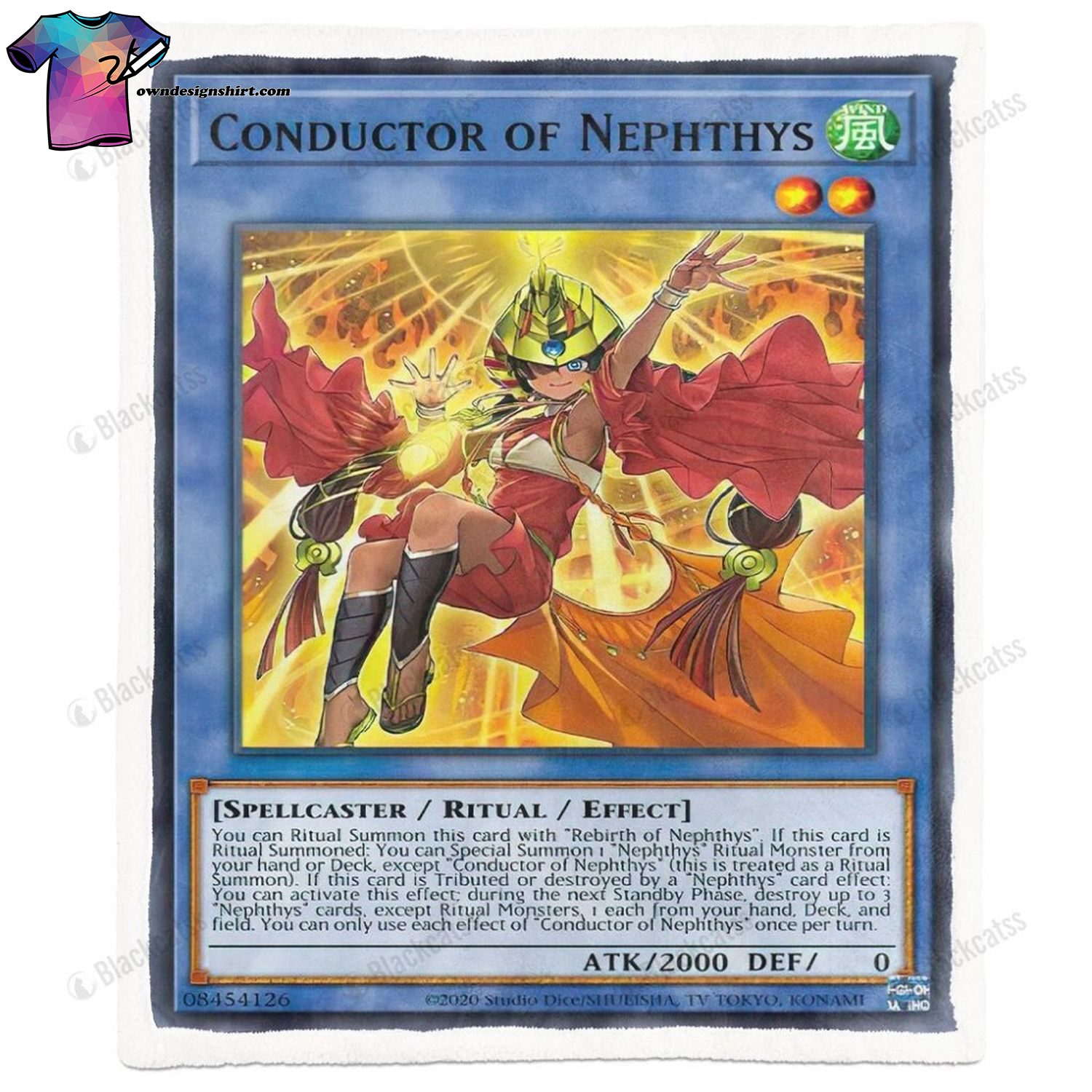 Game Yu-gi-oh Conductor of Nephthys Full Print Soft Blanket