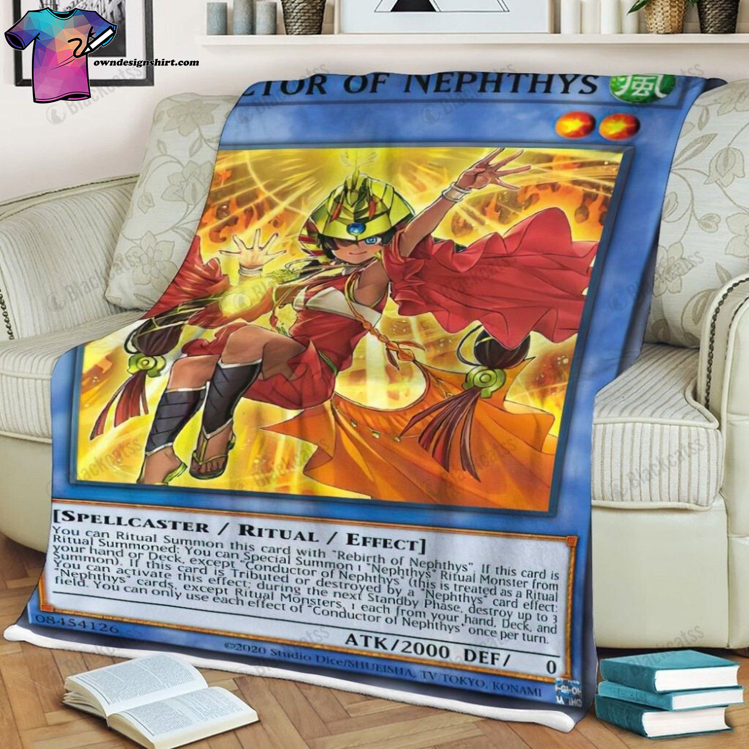 Game Yu-gi-oh Conductor of Nephthys Full Print Soft Blanket