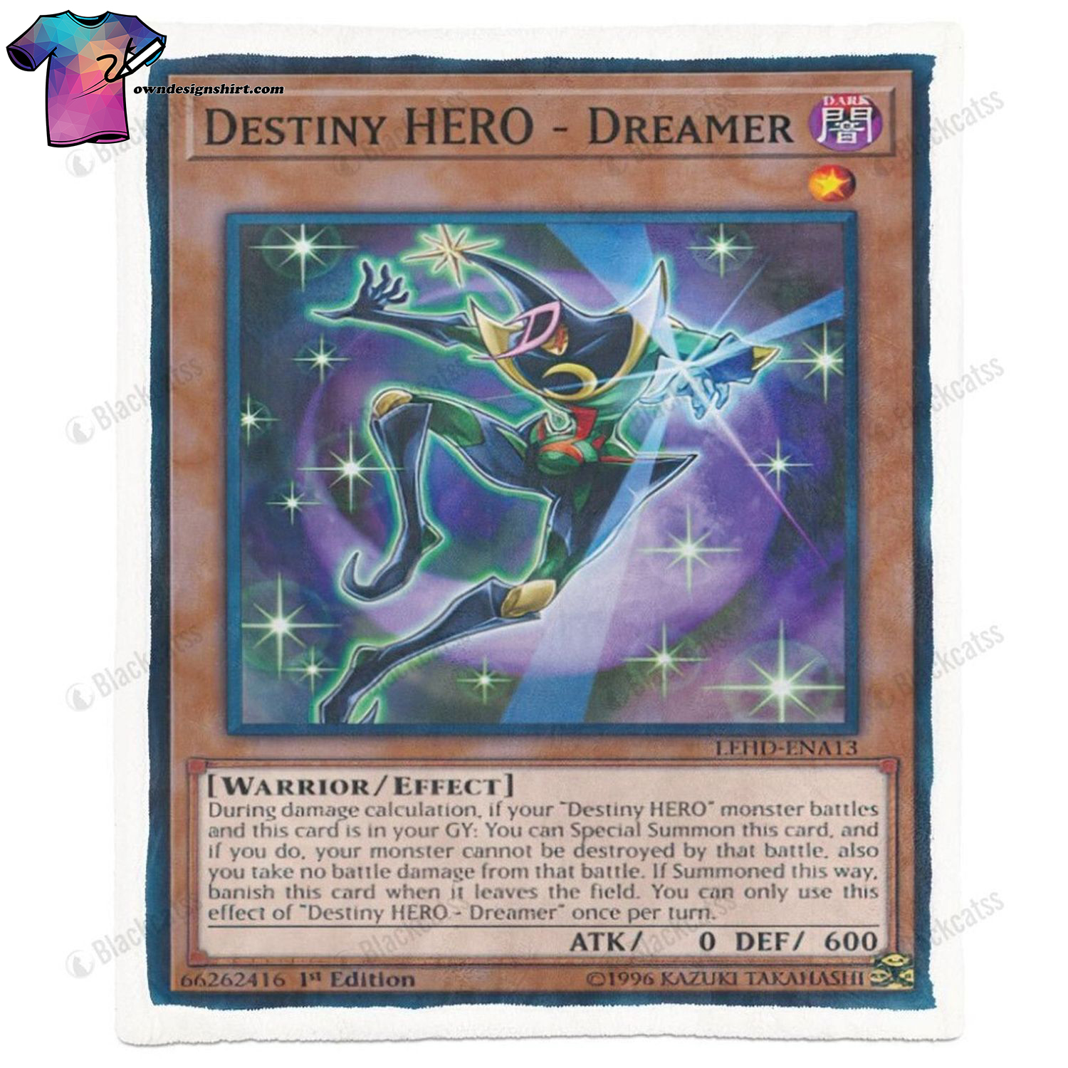 Game Yu-gi-oh Destiny HERO Dreamer Full Print Soft Blanket
