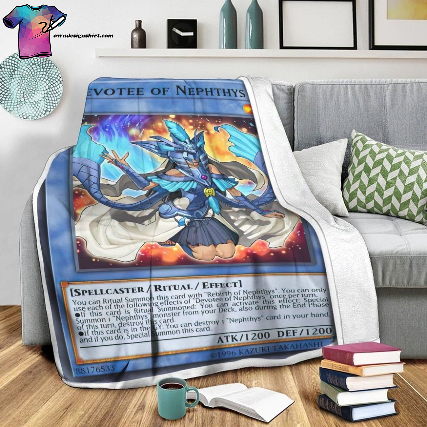 Game Yu-gi-oh Devotee Of Nephthys Full Print Soft Blanket