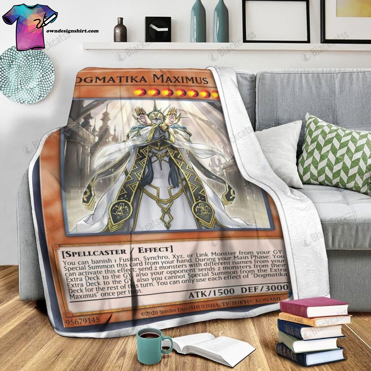 Game Yu-gi-oh Dogmatika Maximus Full Print Soft Blanket