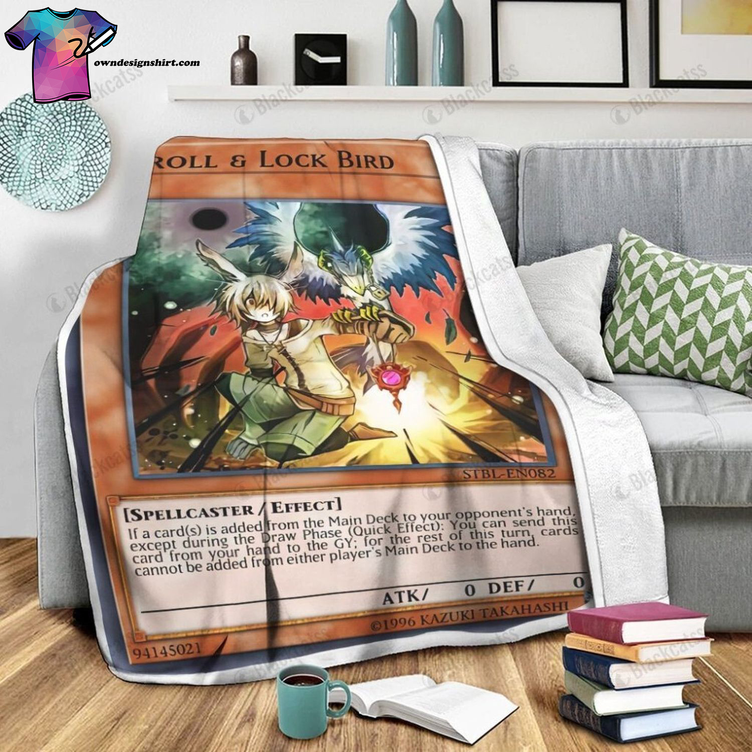Game Yu-gi-oh Droll And Lock Bird Full Print Soft Blanket