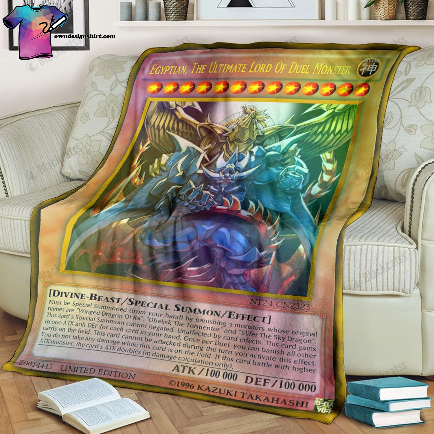 Game Yu-gi-oh Egyptian The Ultimate Lord Of Duel Monster Soft Blanket