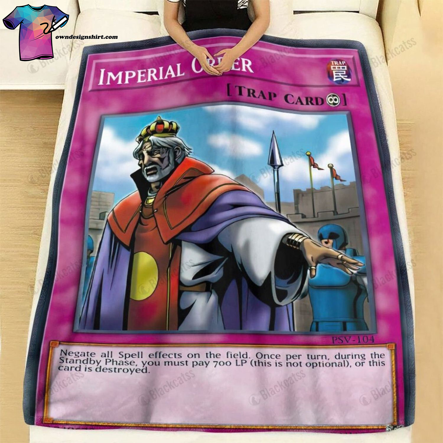 Game Yu-gi-oh Imperial Order Full Print Soft Blanket
